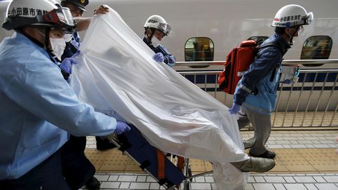 Las imágenes del tren bala de Japón donde un pasajero se ha quemado a lo bonzo