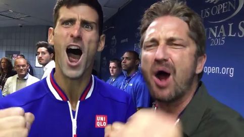 Novak Djokovic y Gerard Butler al grito de ¡Esto es Esparta!