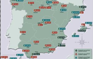 La ruina que llegó desde el cielo: los 52 aeropuertos españoles