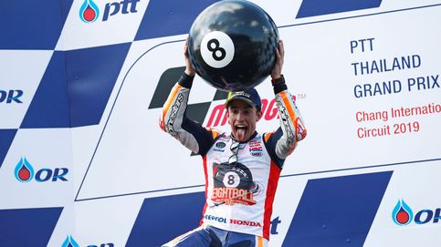 La celebración de Marc Márquez en su octavo Mundial de MotoGP.