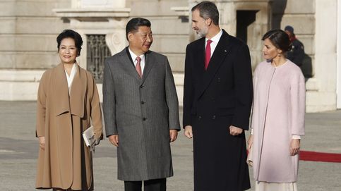 El presidente de China y la primera dama visitan España