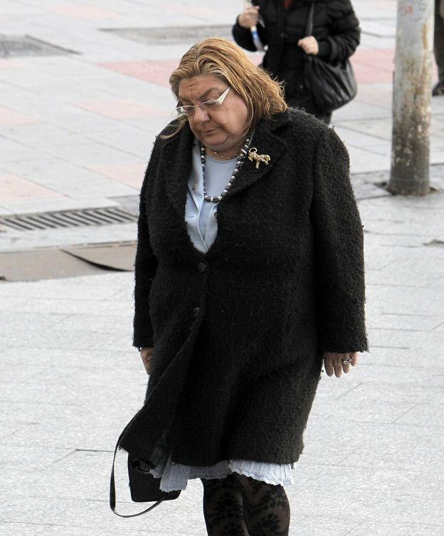 Foto: La juez de Madrid Coro Cillán, a su llegada a los juzgados de la Plaza de Castilla. (EFE)