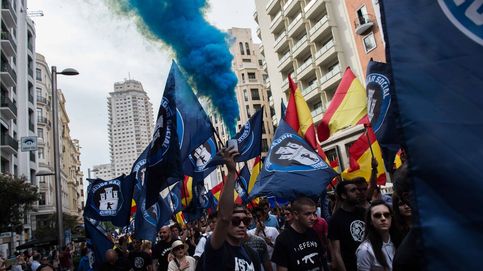 Marcha neofascista en el centro de Madrid