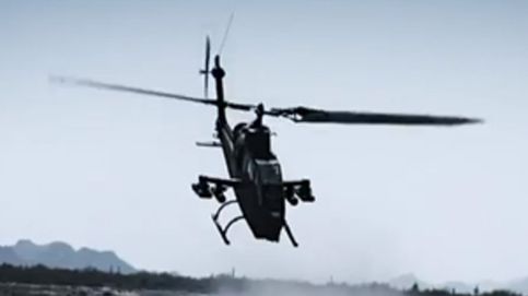 Un helicóptero se estrella en un rodaje