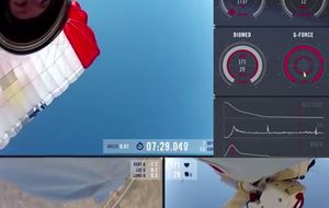 Felix Baumgartner celebra el primer aniversario de su salto con un vídeo inédito