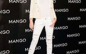Miranda Kerr posa en Madrid como nueva imagen de Mango