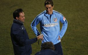 Fernando Torres vuelve a entrenarse con el Atlético de Madrid