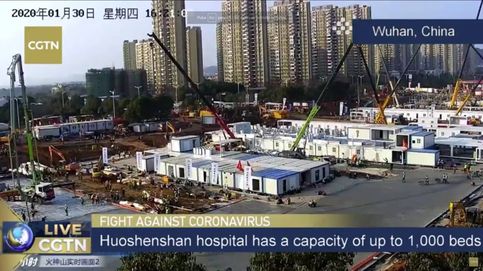 Siga en directo la construcción de un hospital en 10 días para frenar el coronavirus en Wuhan (China)