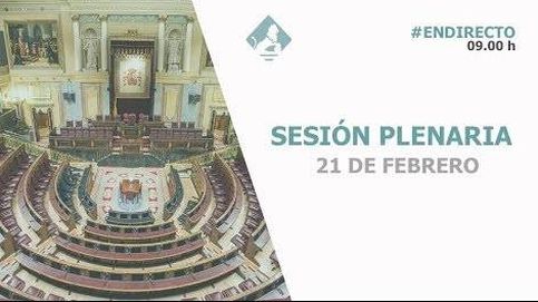 Siga en directo la sesión plenaria en el Congreso de los Diputados