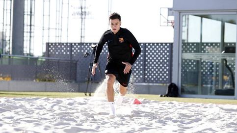 Coutinho ya toca balón: su debut con el Barcelona, cada vez más cerca