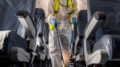 ¿Cómo se desinfecta un avión?