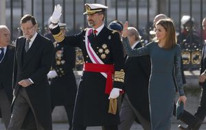 Felipe VI preside su primera Pascua Militar