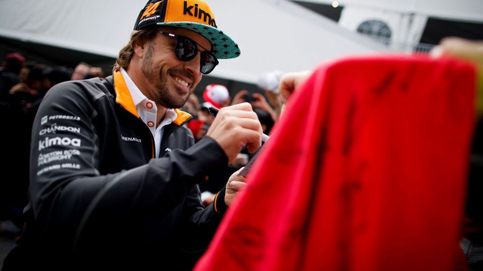 Foto: Fernando Alonso, este jueves en Montreal. (EFE)