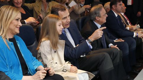 Así vivió la infanta Sofía su debut en el Santiago Bernabéu