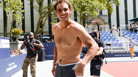 Rafa Nadal se marca un 'striptenis' en Nueva York