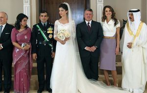La reina Sofía, de boda en Jordania