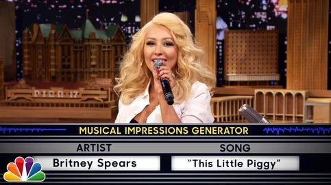 Christina Aguilera imita a Britney Spears en 'The Tonight Show'