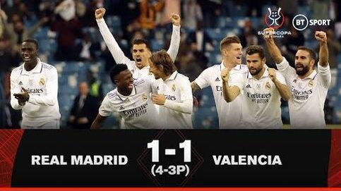 Real Madrid vs Valencia (1-1, 4-3p) | Courtois the hero | Supercopa de España Highlights
