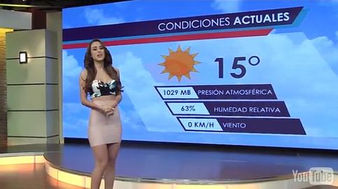 Una presentadora del tiempo revoluciona México con su vestido
