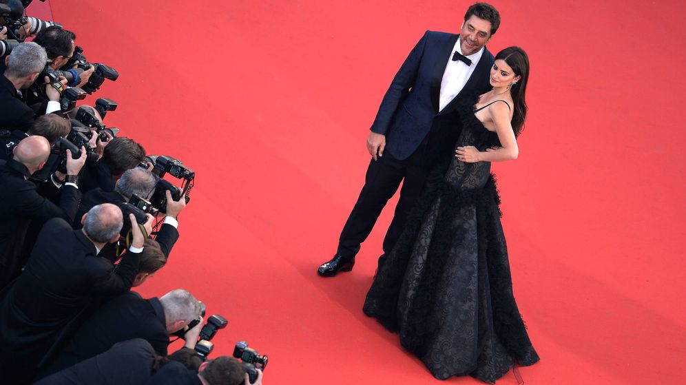 Foto: Penélope Cruz y Javier Bardem posan ante los fotógrafos a su llegada al Festival de Cannes (Getty Images)