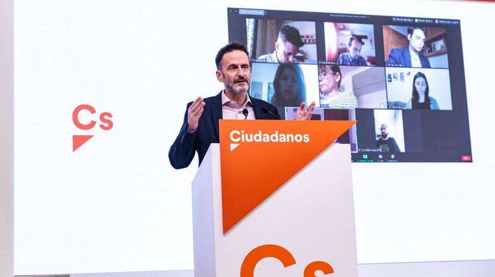 Foto: El diputado de Ciudadanos, Edmundo Bal, este lunes en la sede de Ciudadanos. (Eugenia Morago)