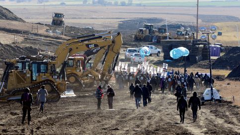 Los últimos instantes del campamento de protesta de Standing Rock