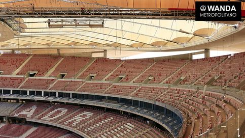 Ya está lista la cubierta de la nueva casa del Atlético, el Wanda Metropolitano