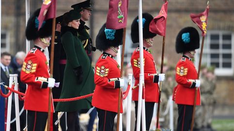 Kate Middleton y el príncipe Guillermo presiden los actos de homenaje en el día de San Patricio