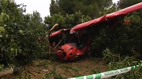 Una avioneta se estrella contra un campo de naranjos y deja dos heridos en Valencia