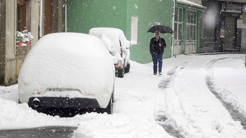 Las mejores fotos del temporal de nieve en Cantabria, Burgos y Asturias