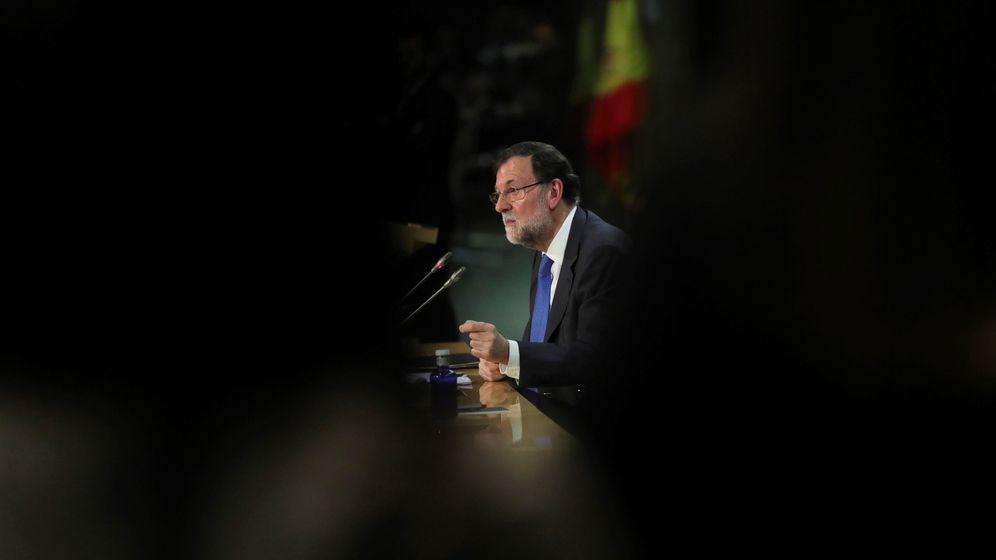 Foto: Mariano Rajoy en la presentación de su libro. (EFE)