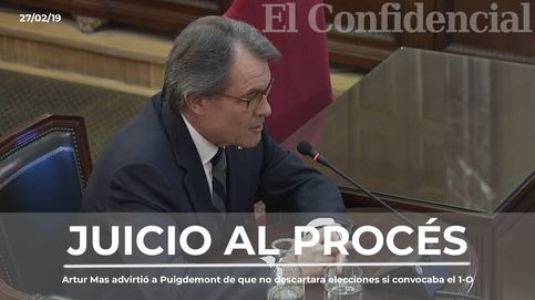 Artur Mas advirtió a Puigdemont de que no descartara elecciones si convocaba el 1-O