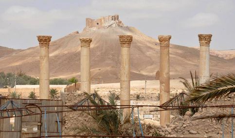 Así ha quedado la histórica ciudad de Palmira tras los bombardeos