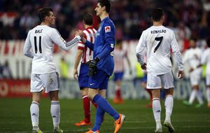 Las mejores imágenes del derbi entre Atlético y Real Madrid