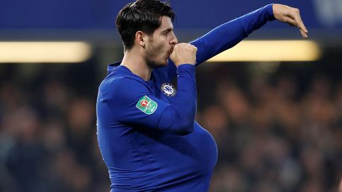 Dedicar un gol a su mujer embarazada le cuesta sanción a Morata
