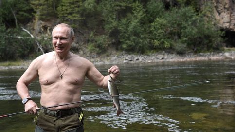 Las austeras vacaciones de Putin: de pesca en Siberia (todo un día para un pez)