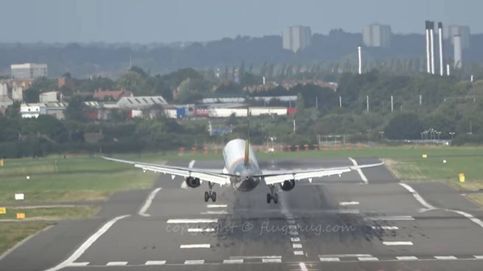 Aterrizaje frustrado de un Airbus por culpa del viento: el aire complica las maniobras en el aeropuerto de Birmingham
