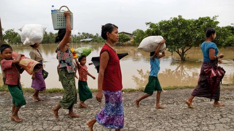 Más de 13.000 evacuados en California y Birmania pide ayuda por las inundaciones: el día en fotos