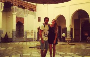 La escapada marroquí de Sibi Montes y su pareja