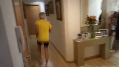 Con 76 años corre 17 km diarios por las habitaciones de su casa de Toledo