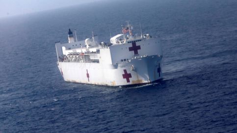 A bordo de un barco hospital de la marina de EEUU