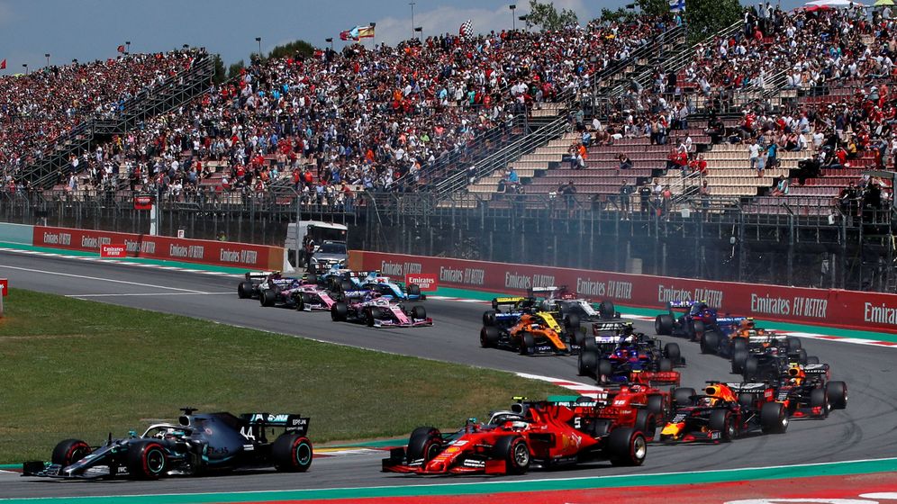 Foto: Salida del pasado Gran Premio de EspaÃ±a de F1, el Ãºltimo en confirmarse del calendario 2020. (Reuters)
