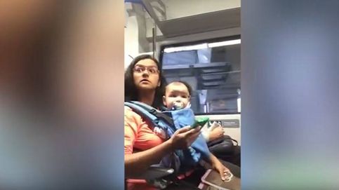 Discusión en el tren: echan de su asiento a una madre con un bebé porque estaba llorando