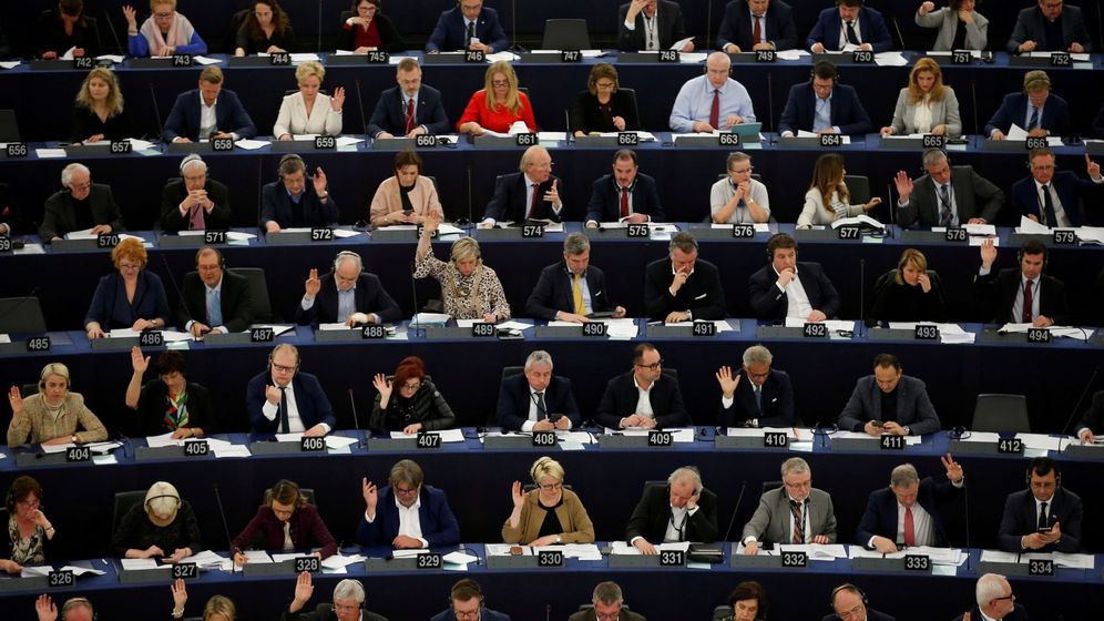 Foto: Pleno del Parlamento Europeo en Estrasburgo. (Reuters)