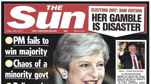 La prensa británica coincide: May ha fracasado 