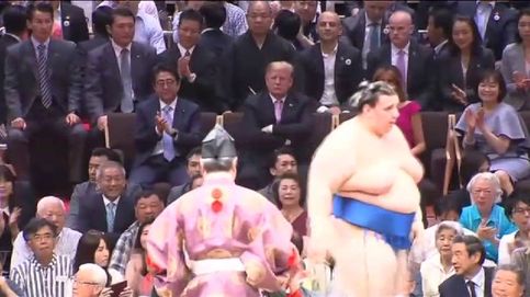 Trump, espectador de honor en el primer torneo de sumo de la Nueva era Imperial en Japón