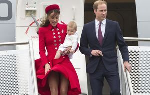 El príncipe Jorge llega a Nueva Zelanda