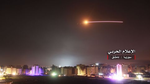 Las imágenes del bombardeo de Israel a Siria, el mayor desde 1973