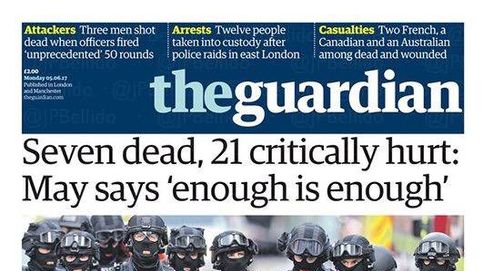 Así cubre la prensa internacional el ataque terrorista de Londres: Abatidos en ocho minutos