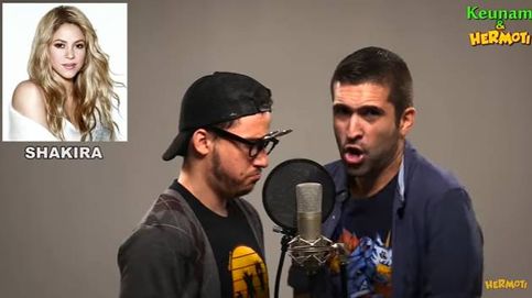 De Shakira a Bustamante: estos dos chicos cantan 'Súbeme la radio' imitando las voces de 20 famosos
